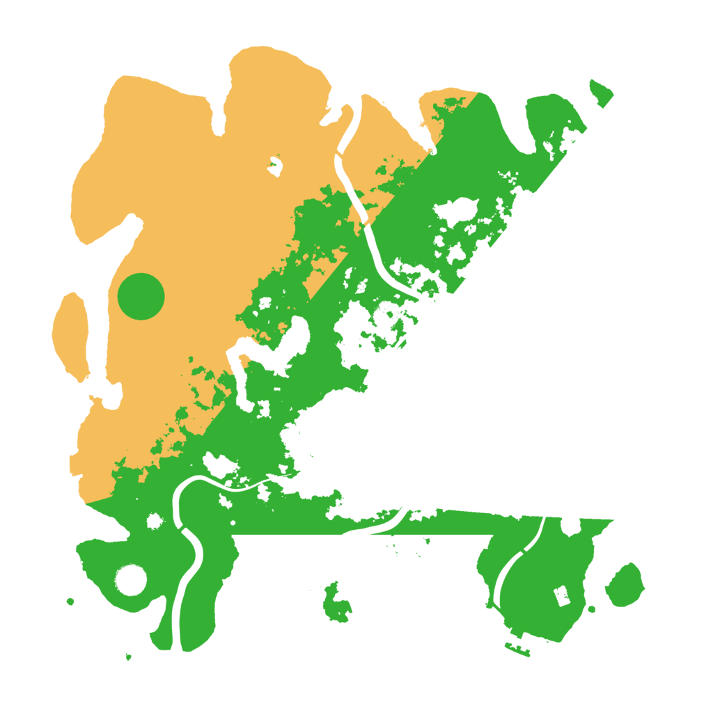 Biome Rust Map: Procedural Map, Size: 4000, Seed: 117789937