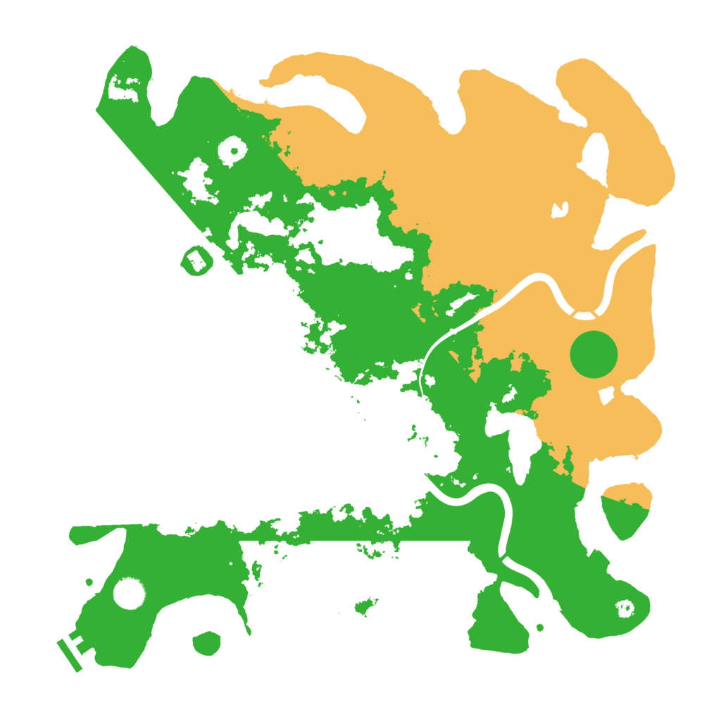 Biome Rust Map: Procedural Map, Size: 4000, Seed: 27916974