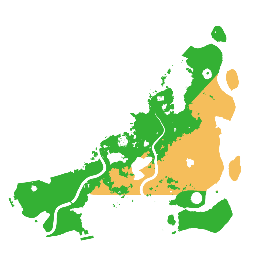 Biome Rust Map: Procedural Map, Size: 4000, Seed: 973068769