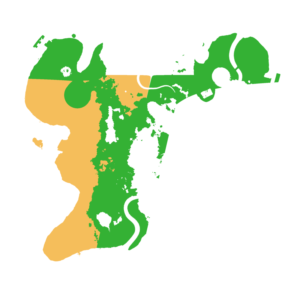Biome Rust Map: Procedural Map, Size: 3000, Seed: 807560527