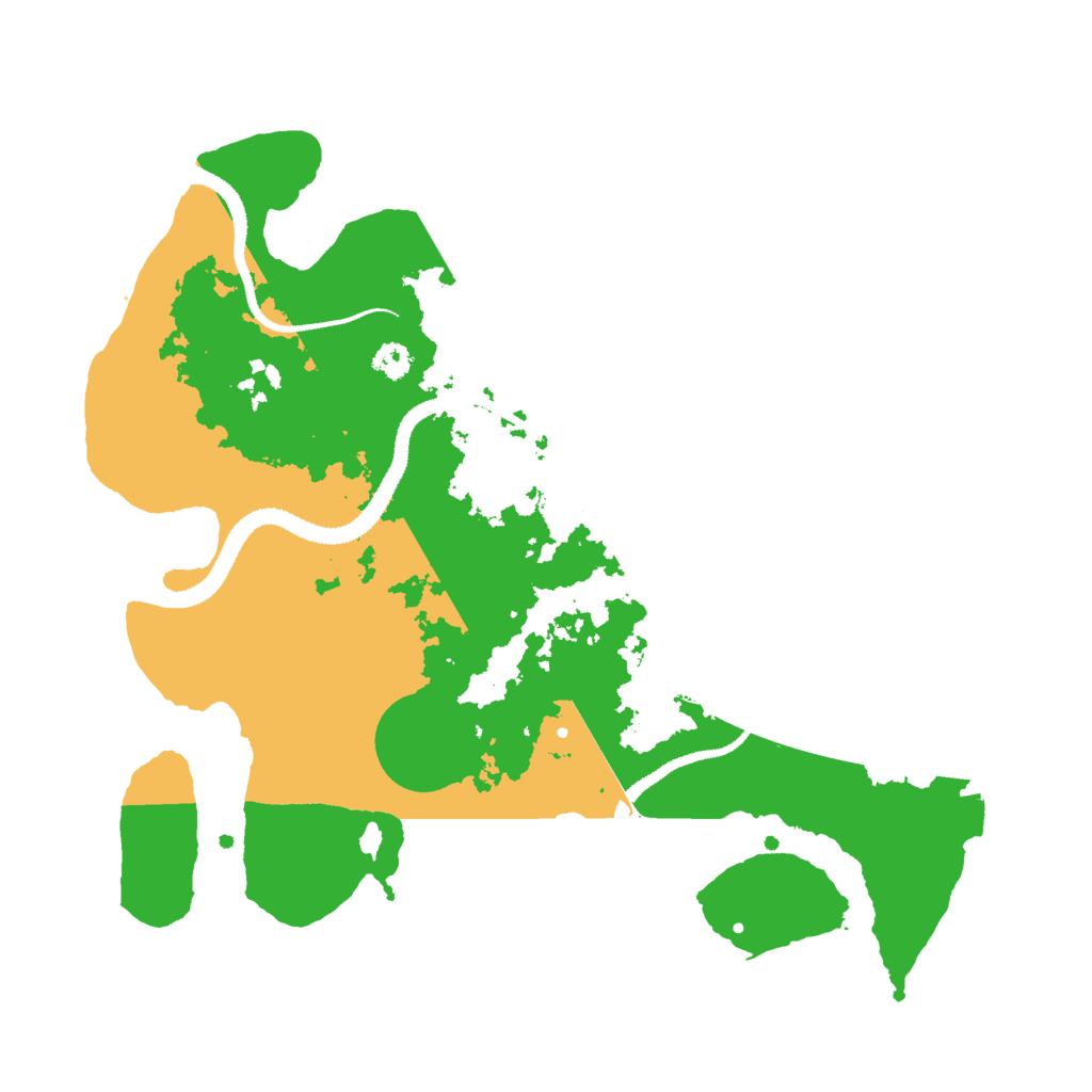 Biome Rust Map: Procedural Map, Size: 3000, Seed: 60606060