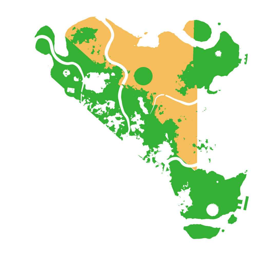 Biome Rust Map: Procedural Map, Size: 3800, Seed: 566941971