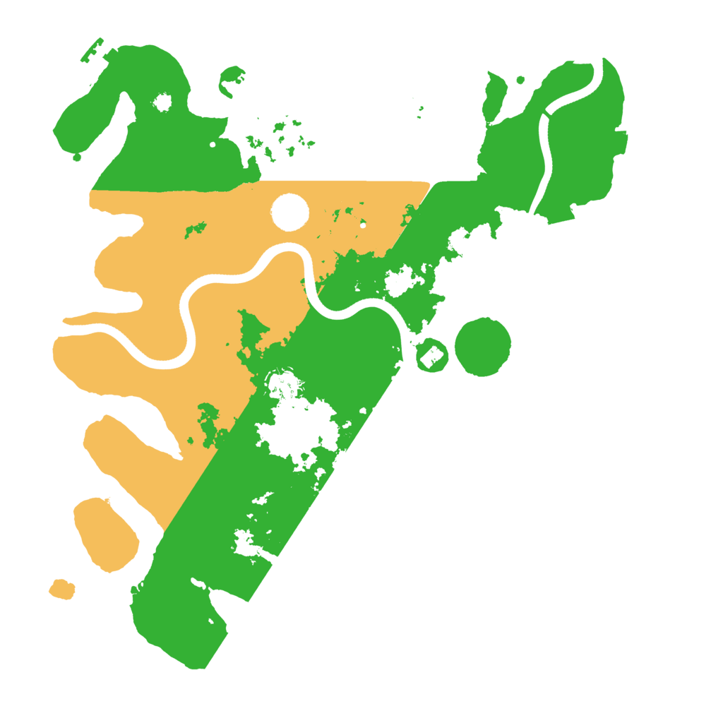 Biome Rust Map: Procedural Map, Size: 3600, Seed: 3163