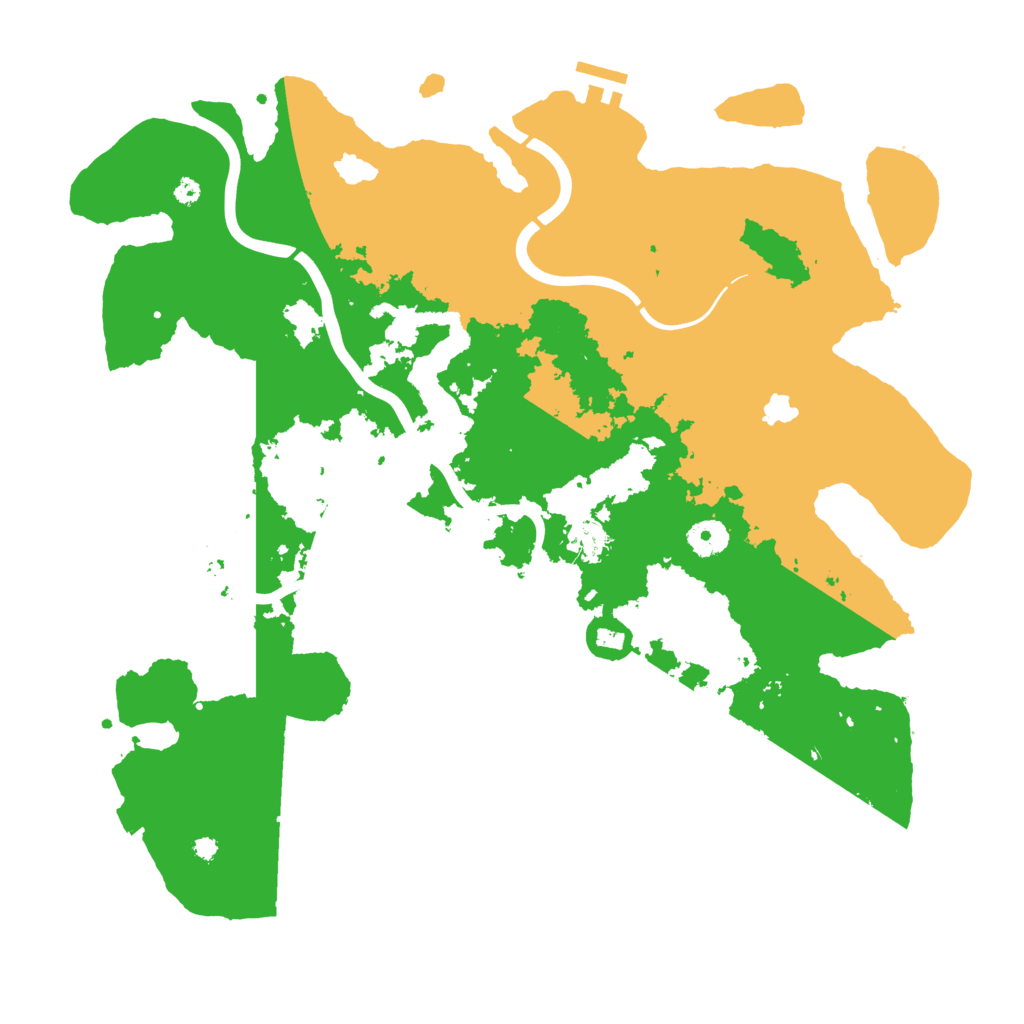 Biome Rust Map: Procedural Map, Size: 4000, Seed: 302812506
