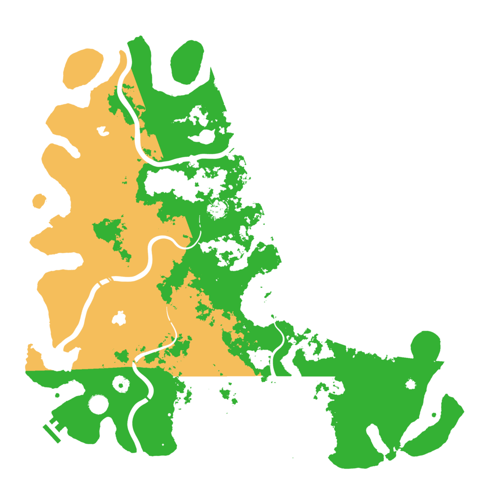Biome Rust Map: Procedural Map, Size: 4500, Seed: 1287940537