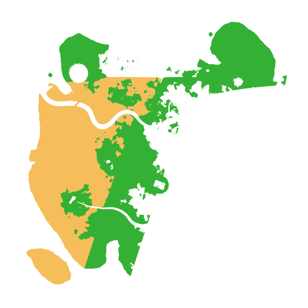 Biome Rust Map: Procedural Map, Size: 3000, Seed: 31391