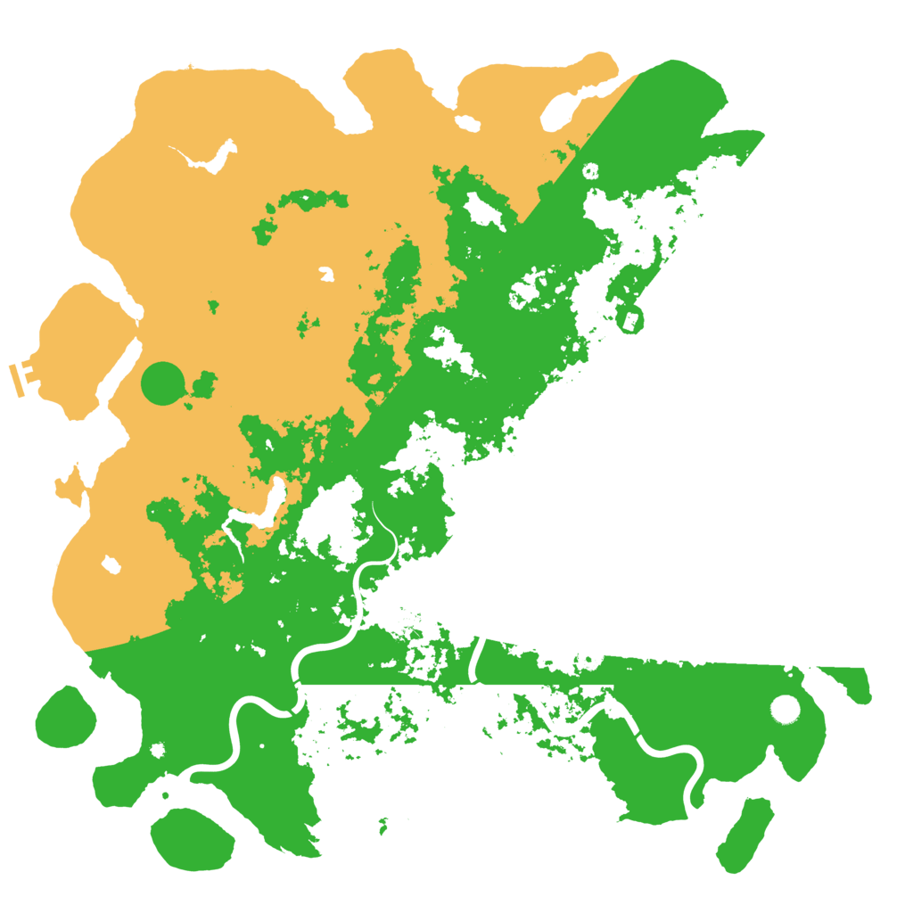 Biome Rust Map: Procedural Map, Size: 5500, Seed: 29834857