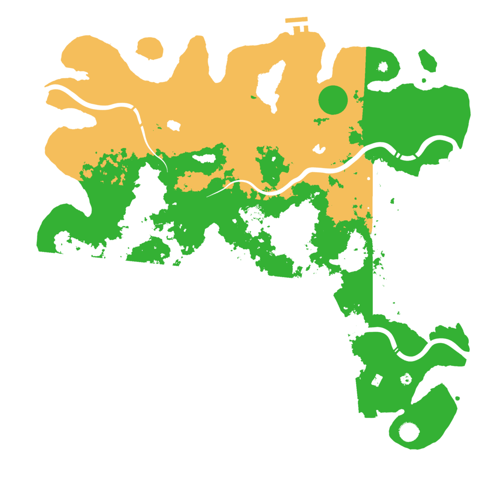 Biome Rust Map: Procedural Map, Size: 4500, Seed: 902099171