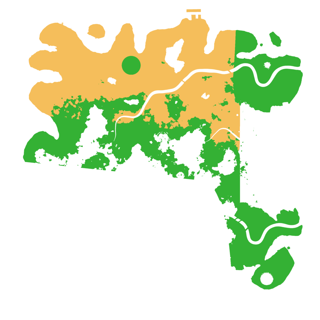 Biome Rust Map: Procedural Map, Size: 4500, Seed: 902099171