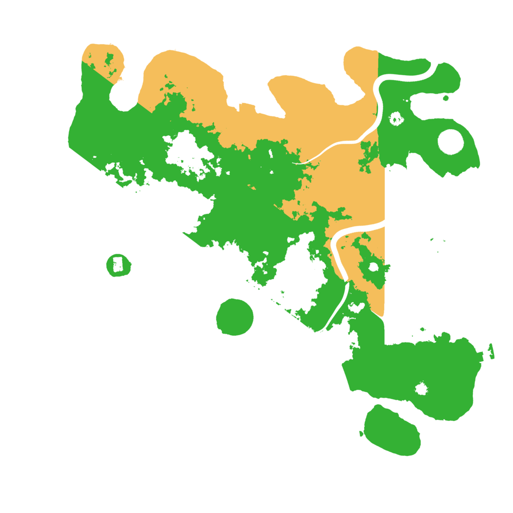 Biome Rust Map: Procedural Map, Size: 3750, Seed: 2033545048