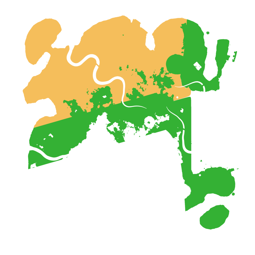Biome Rust Map: Procedural Map, Size: 3500, Seed: 1092650872
