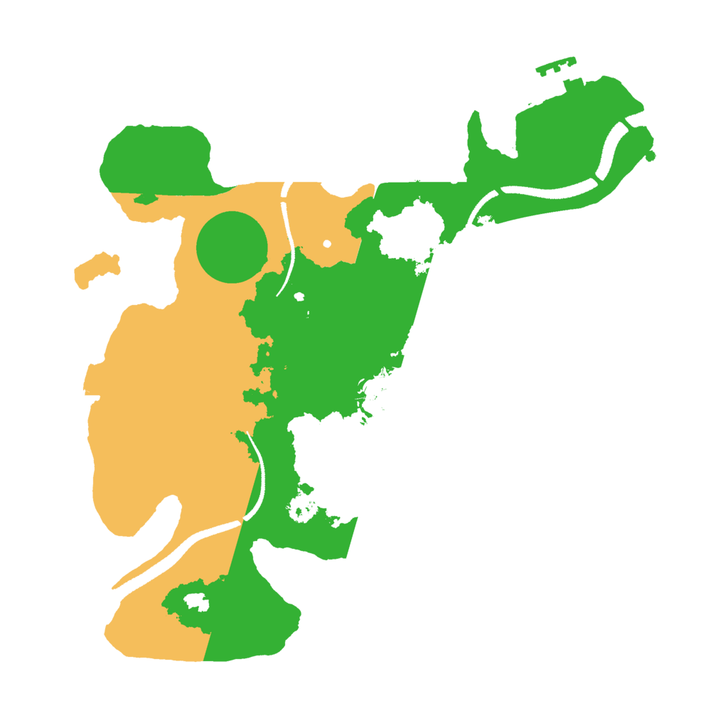 Biome Rust Map: Procedural Map, Size: 2700, Seed: 699945