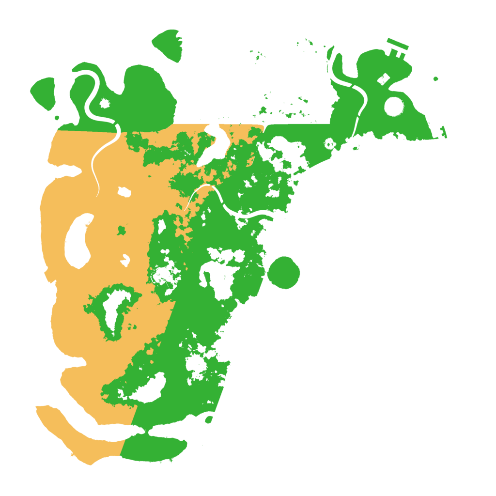 Biome Rust Map: Procedural Map, Size: 4500, Seed: 140393