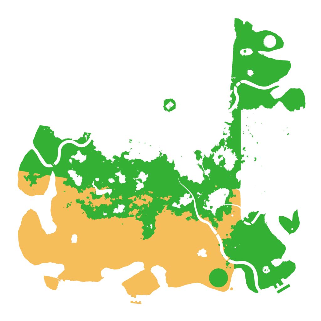 Biome Rust Map: Procedural Map, Size: 4500, Seed: 565620475