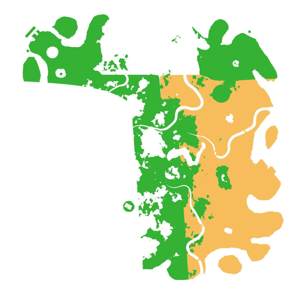 Biome Rust Map: Procedural Map, Size: 4500, Seed: 2017416980