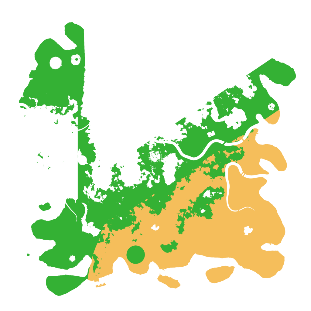 Biome Rust Map: Procedural Map, Size: 4500, Seed: 457162681