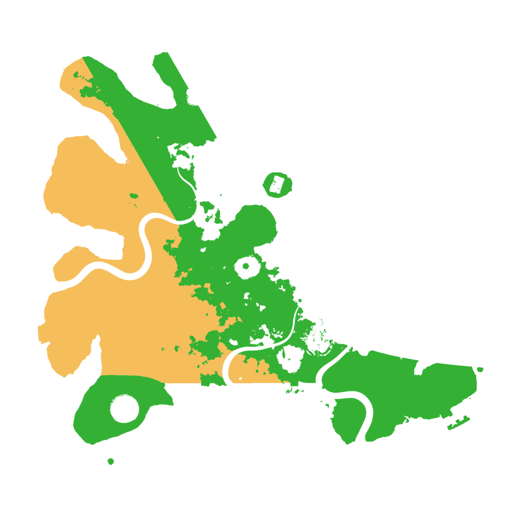 Biome Rust Map: Procedural Map, Size: 3250, Seed: 511618465