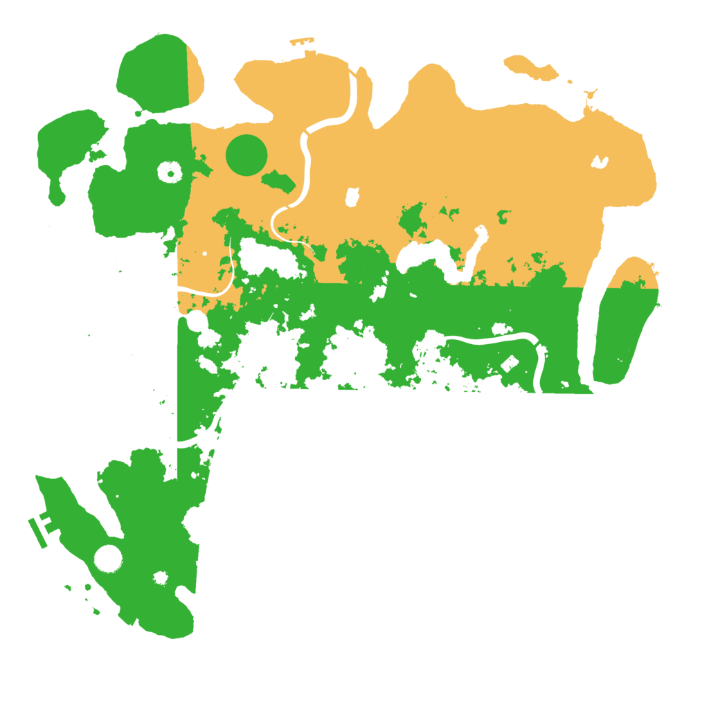 Biome Rust Map: Procedural Map, Size: 4500, Seed: 1981039834