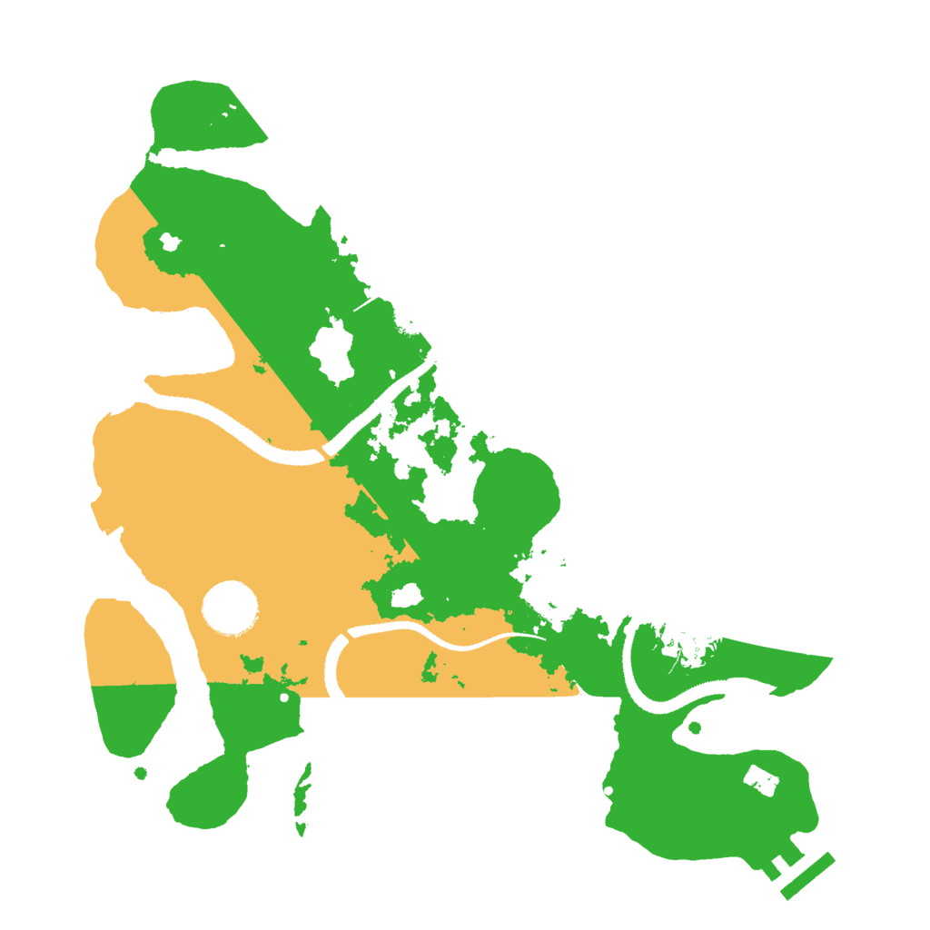 Biome Rust Map: Procedural Map, Size: 3000, Seed: 101929323