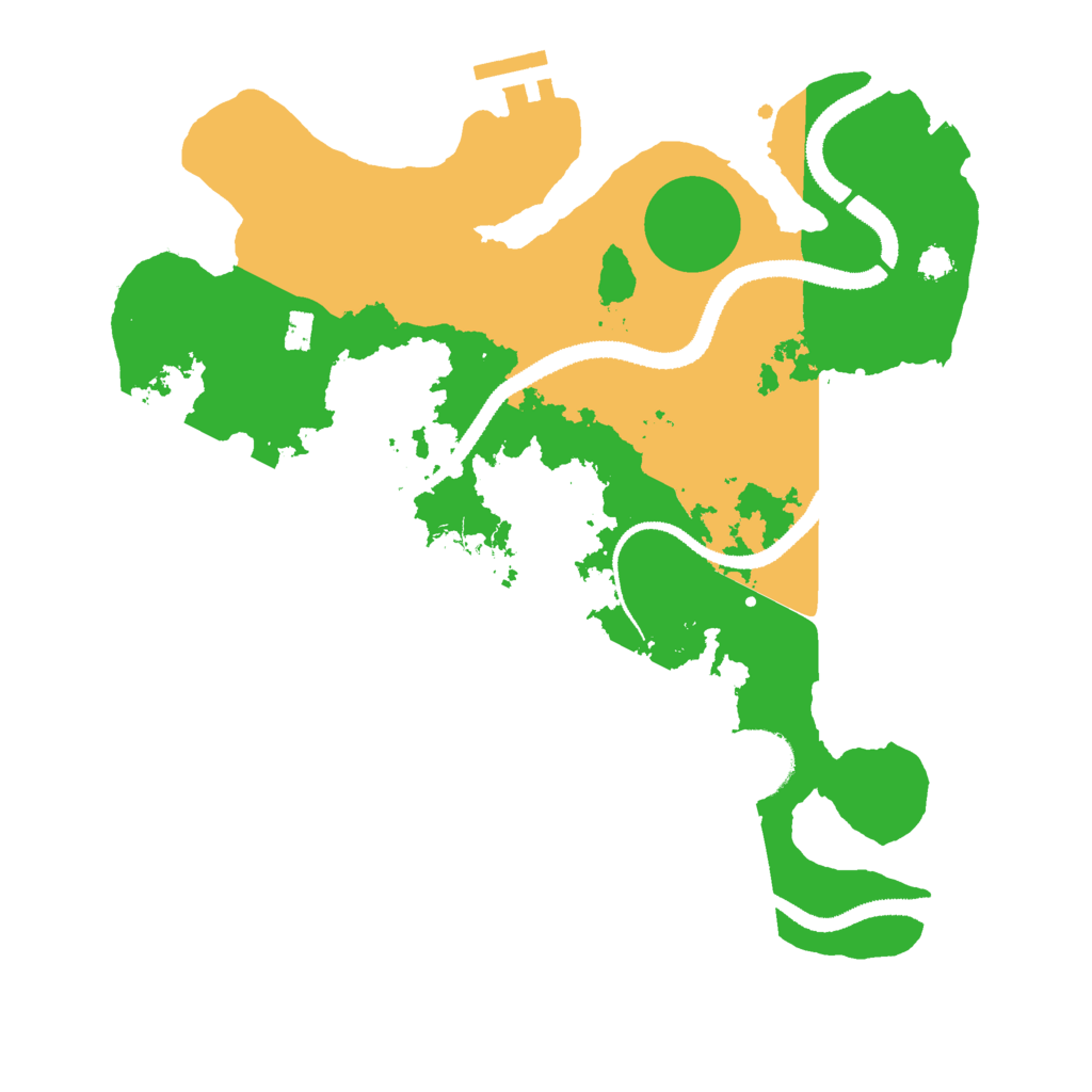 Biome Rust Map: Procedural Map, Size: 3000, Seed: 6125