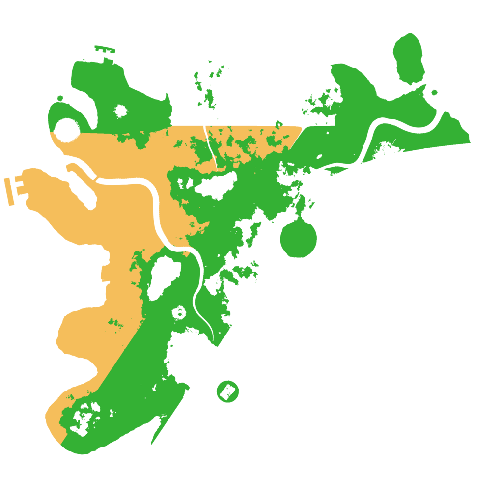 Biome Rust Map: Procedural Map, Size: 3650, Seed: 72996891