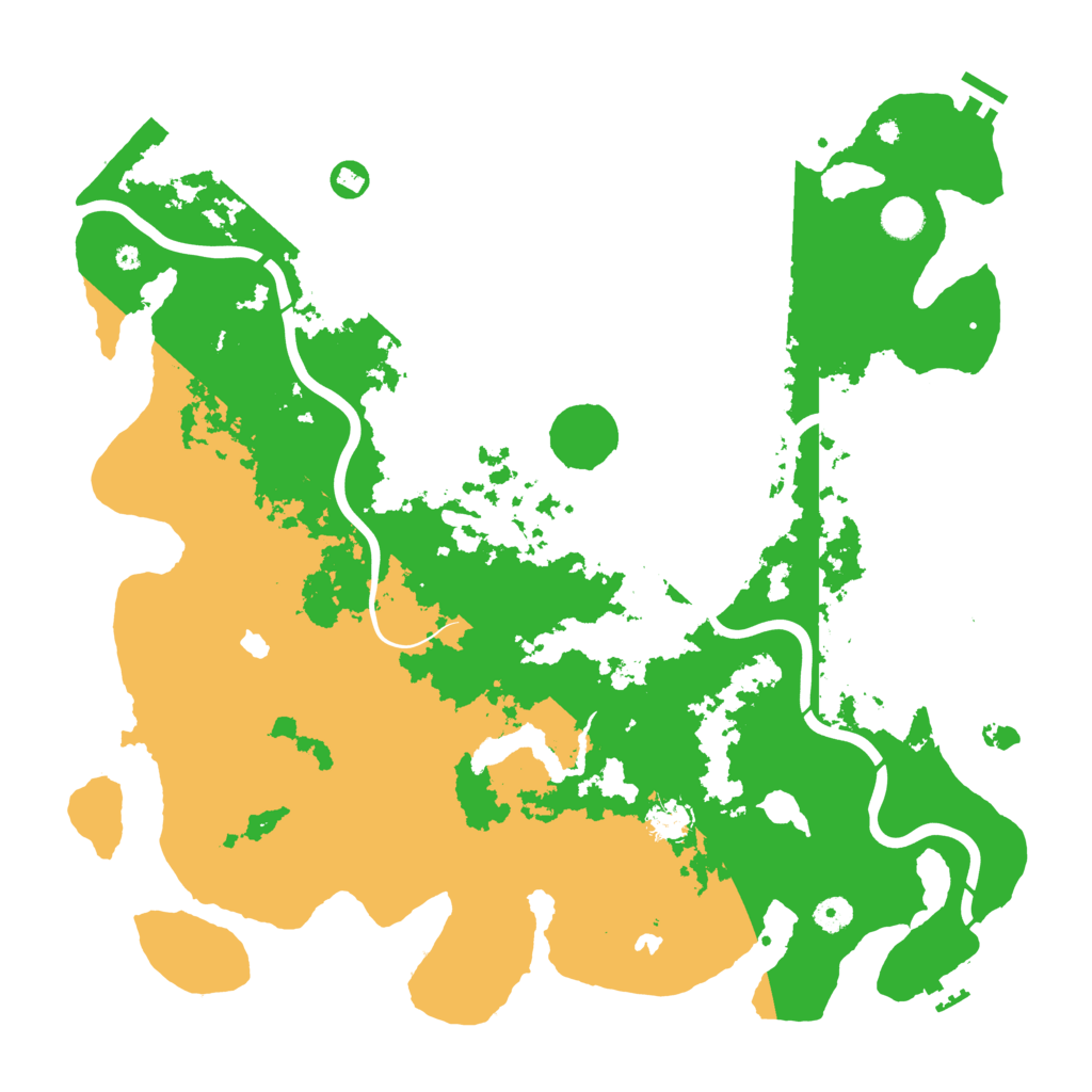 Biome Rust Map: Procedural Map, Size: 4500, Seed: 97689832