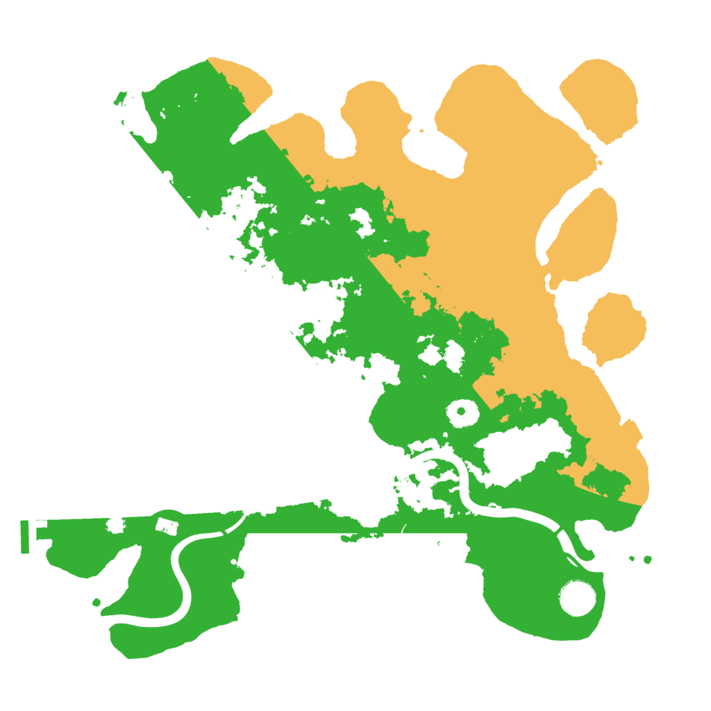 Biome Rust Map: Procedural Map, Size: 3500, Seed: 1447838470