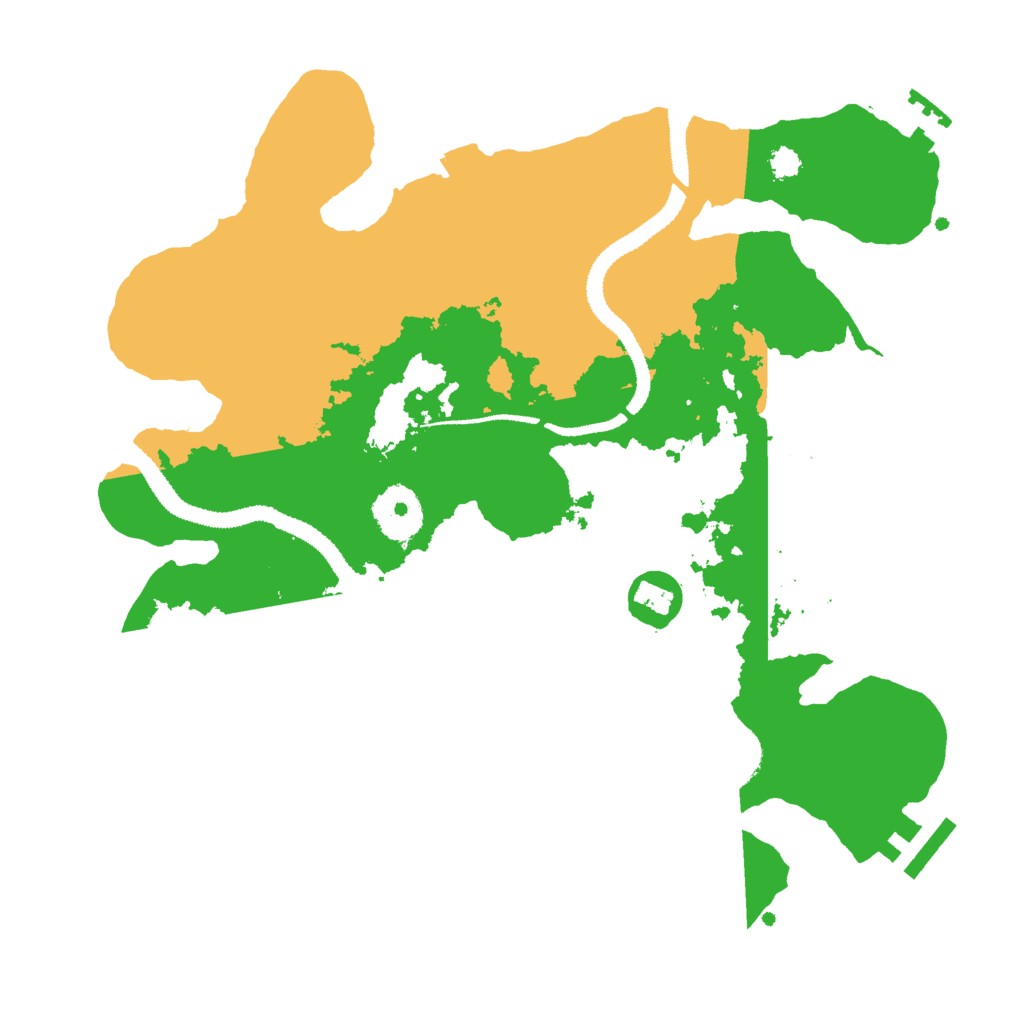 Biome Rust Map: Procedural Map, Size: 3000, Seed: 1059246406