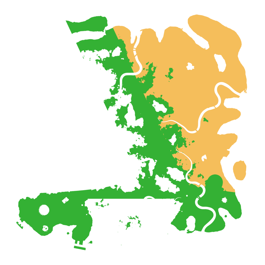 Biome Rust Map: Procedural Map, Size: 4500, Seed: 477656537