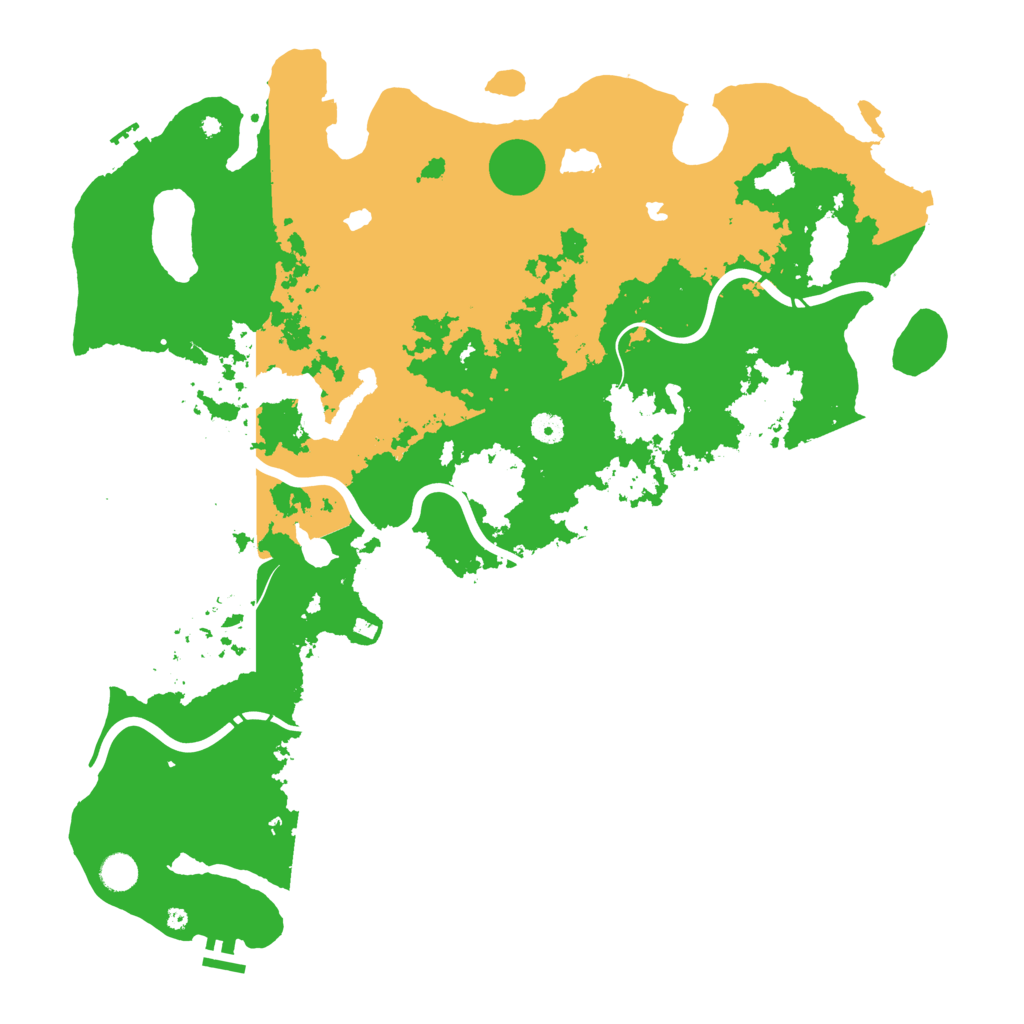 Biome Rust Map: Procedural Map, Size: 4800, Seed: 1067947620