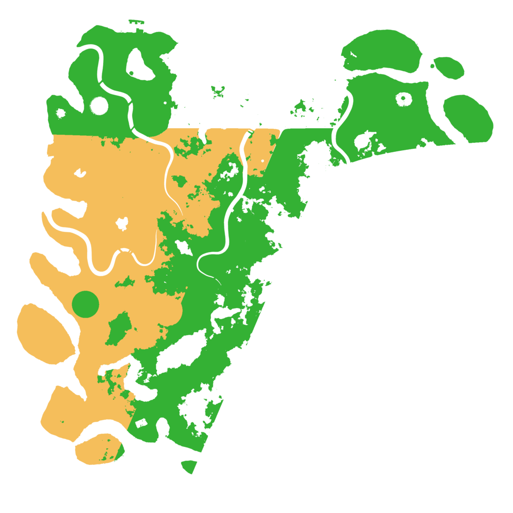 Biome Rust Map: Procedural Map, Size: 5000, Seed: 446119437