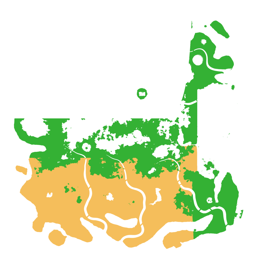 Biome Rust Map: Procedural Map, Size: 4500, Seed: 828897122