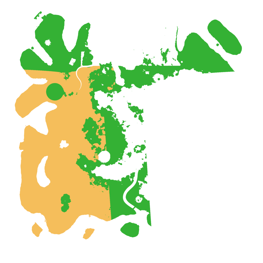 Biome Rust Map: Procedural Map, Size: 4000, Seed: 50088