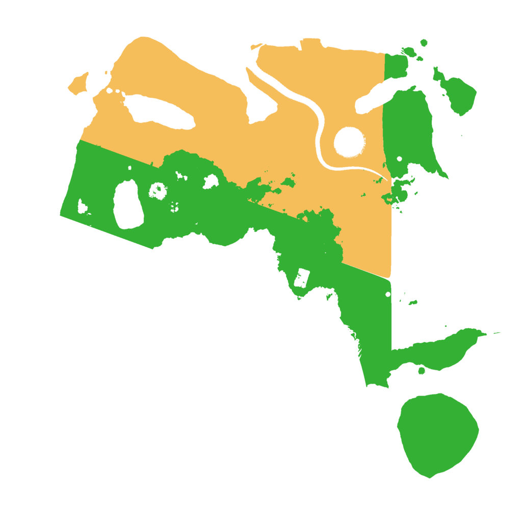 Biome Rust Map: Procedural Map, Size: 3000, Seed: 12890