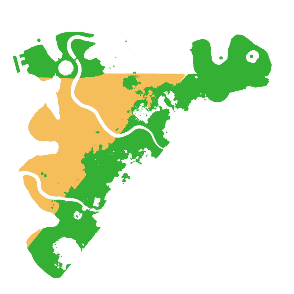 Biome Rust Map: Procedural Map, Size: 3500, Seed: 1683956410