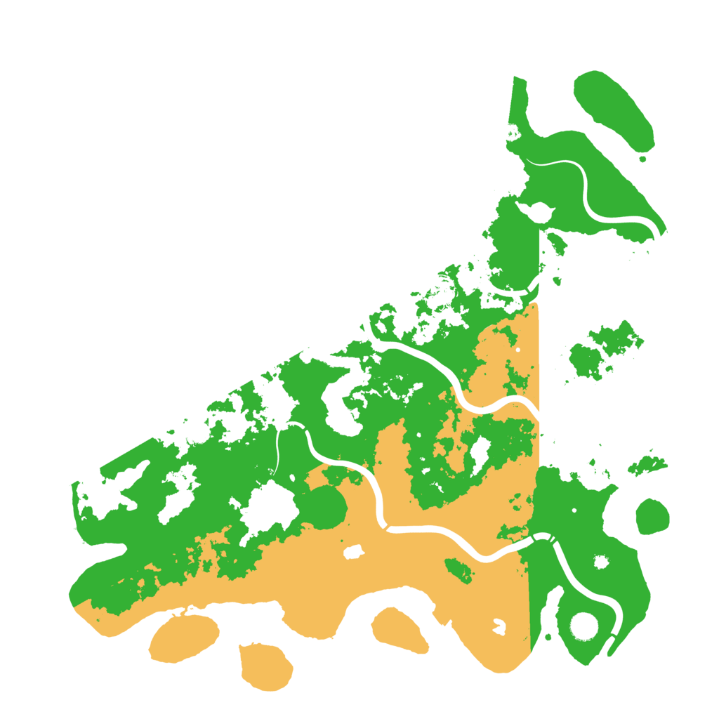 Biome Rust Map: Procedural Map, Size: 4500, Seed: 2025080901