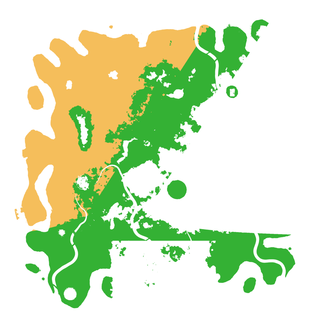 Biome Rust Map: Procedural Map, Size: 4500, Seed: 1093291604