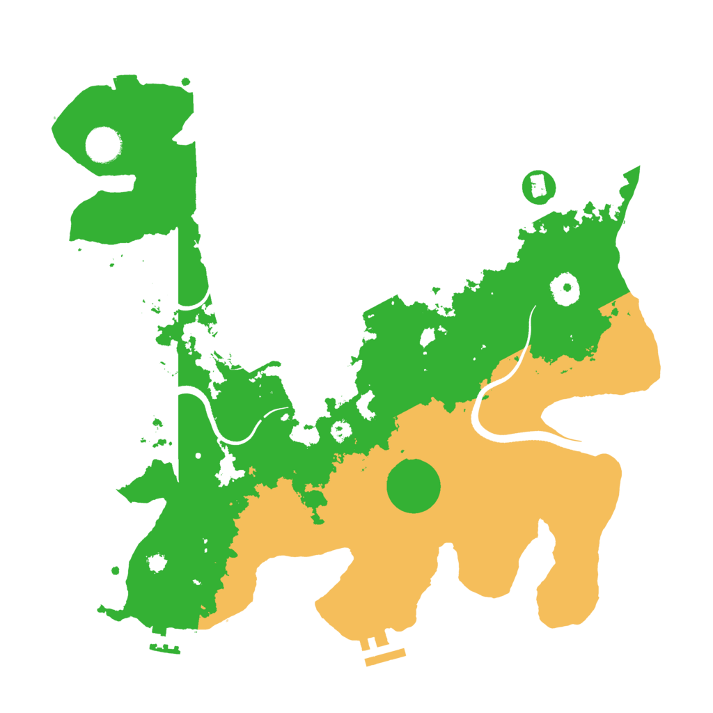 Biome Rust Map: Procedural Map, Size: 3500, Seed: 1639531