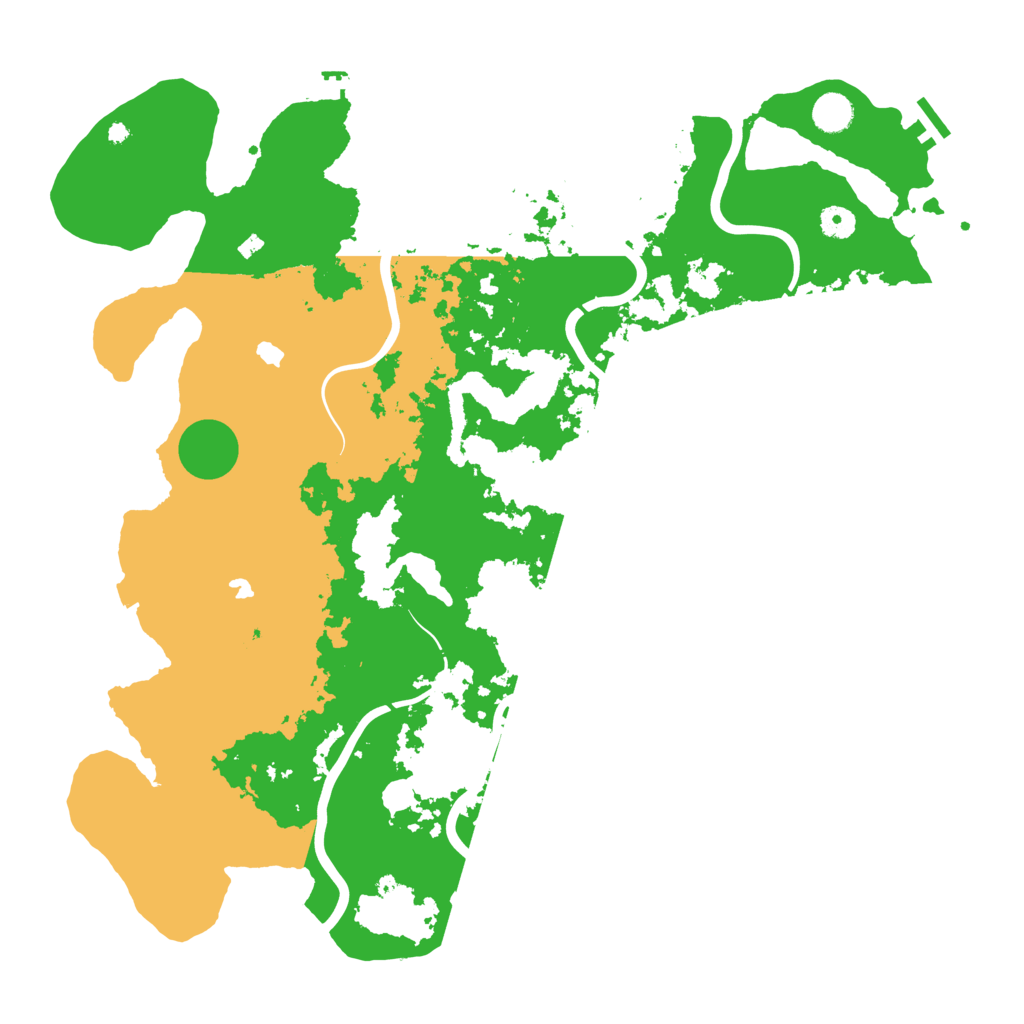 Biome Rust Map: Procedural Map, Size: 4500, Seed: 1765127641