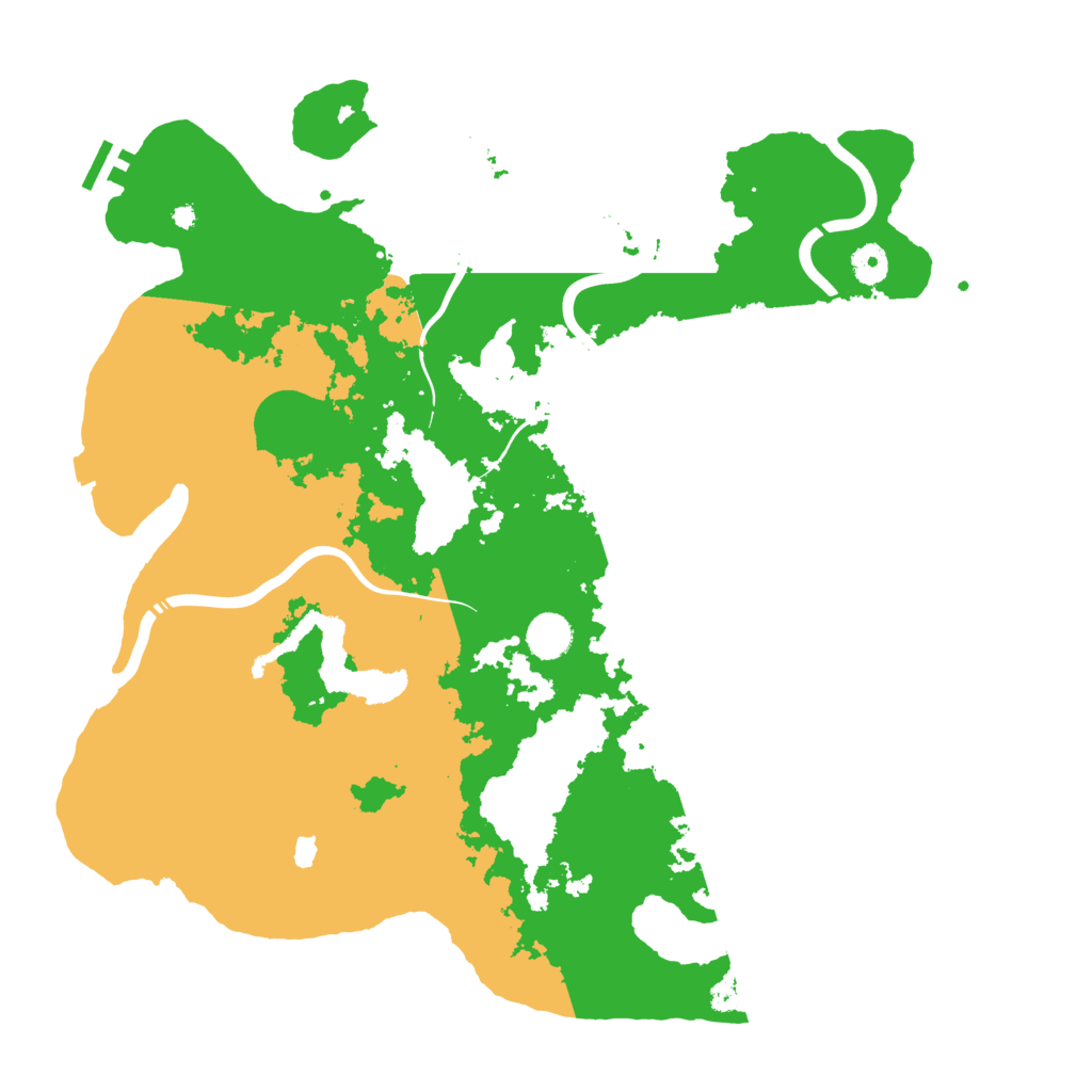 Biome Rust Map: Procedural Map, Size: 4250, Seed: 175332954