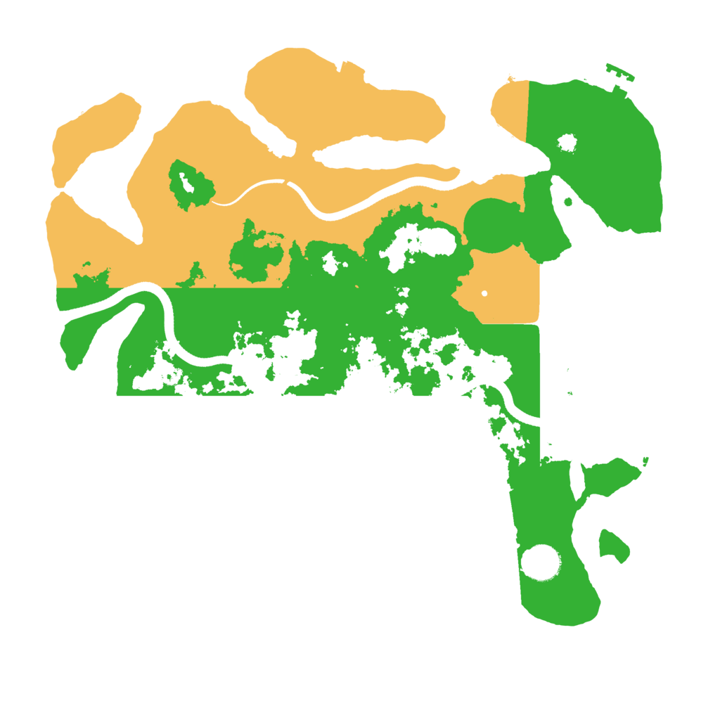 Biome Rust Map: Procedural Map, Size: 3500, Seed: 285243663