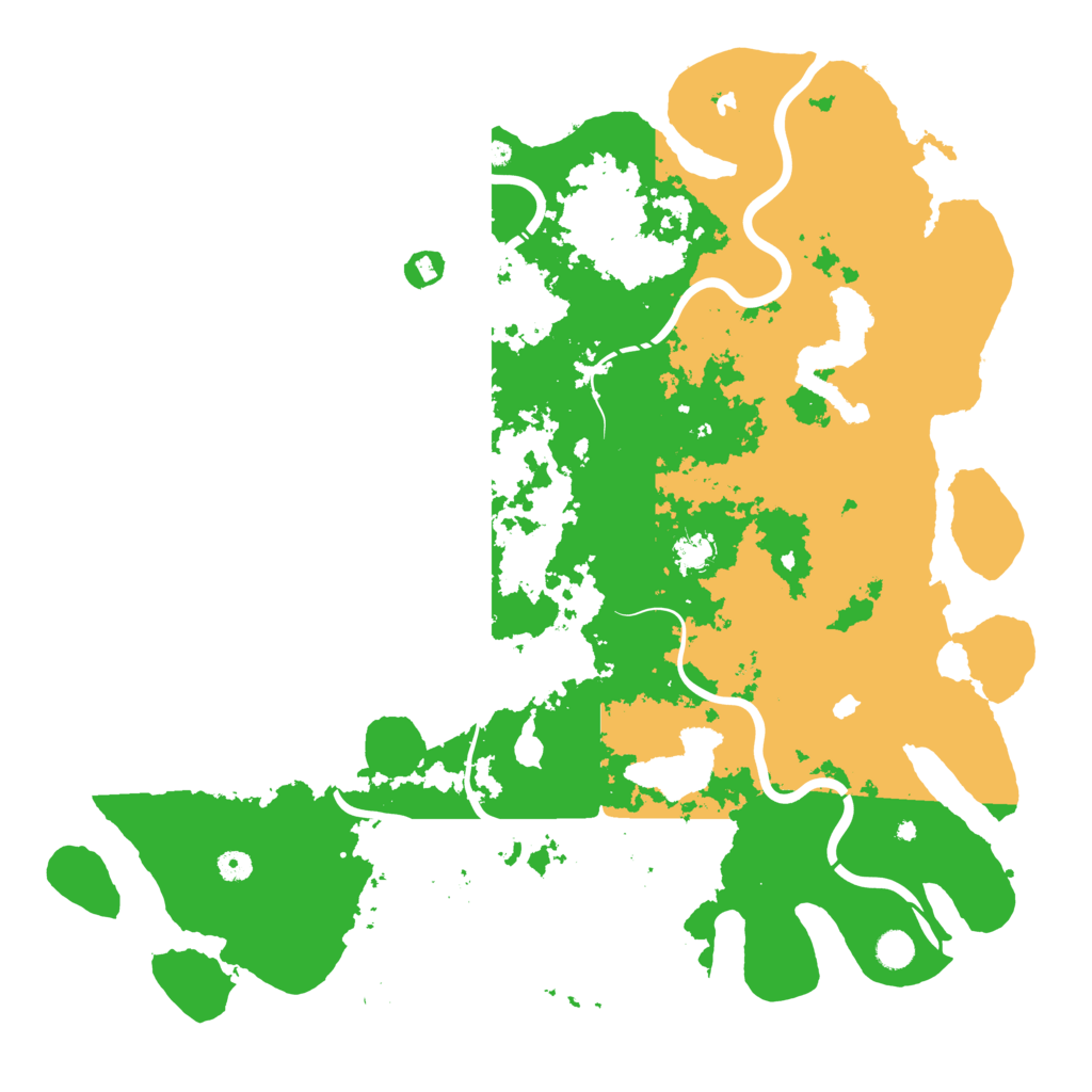 Biome Rust Map: Procedural Map, Size: 5000, Seed: 311071