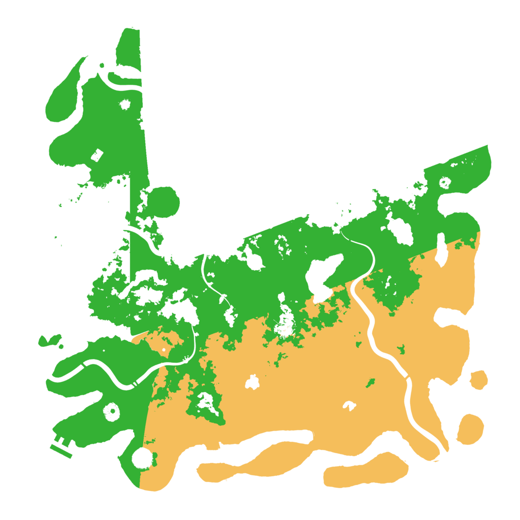 Biome Rust Map: Procedural Map, Size: 4500, Seed: 524498043