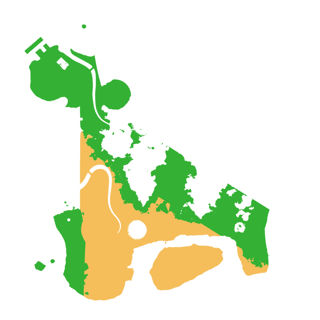 Biome Rust Map: Procedural Map, Size: 3000, Seed: 95832096