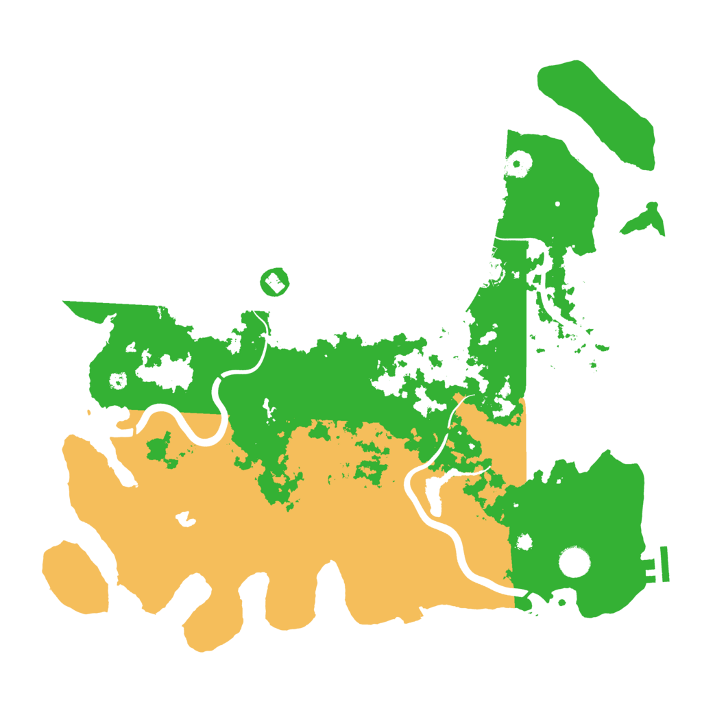 Biome Rust Map: Procedural Map, Size: 4000, Seed: 638887286