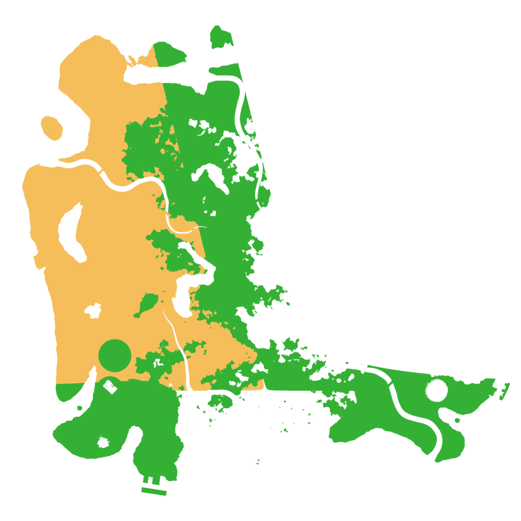 Biome Rust Map: Procedural Map, Size: 4200, Seed: 825106608