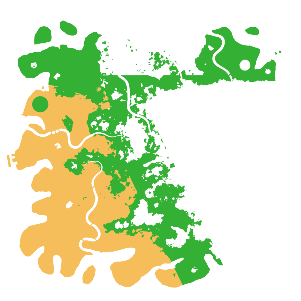 Biome Rust Map: Procedural Map, Size: 4950, Seed: 86572