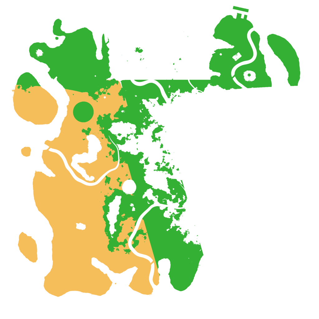 Biome Rust Map: Procedural Map, Size: 4096, Seed: 85345737