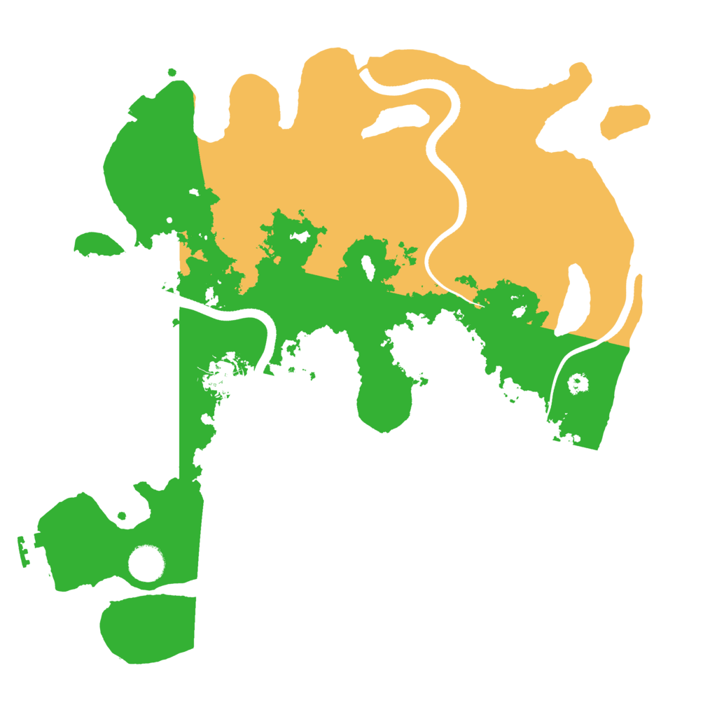 Biome Rust Map: Procedural Map, Size: 3500, Seed: 1062584086