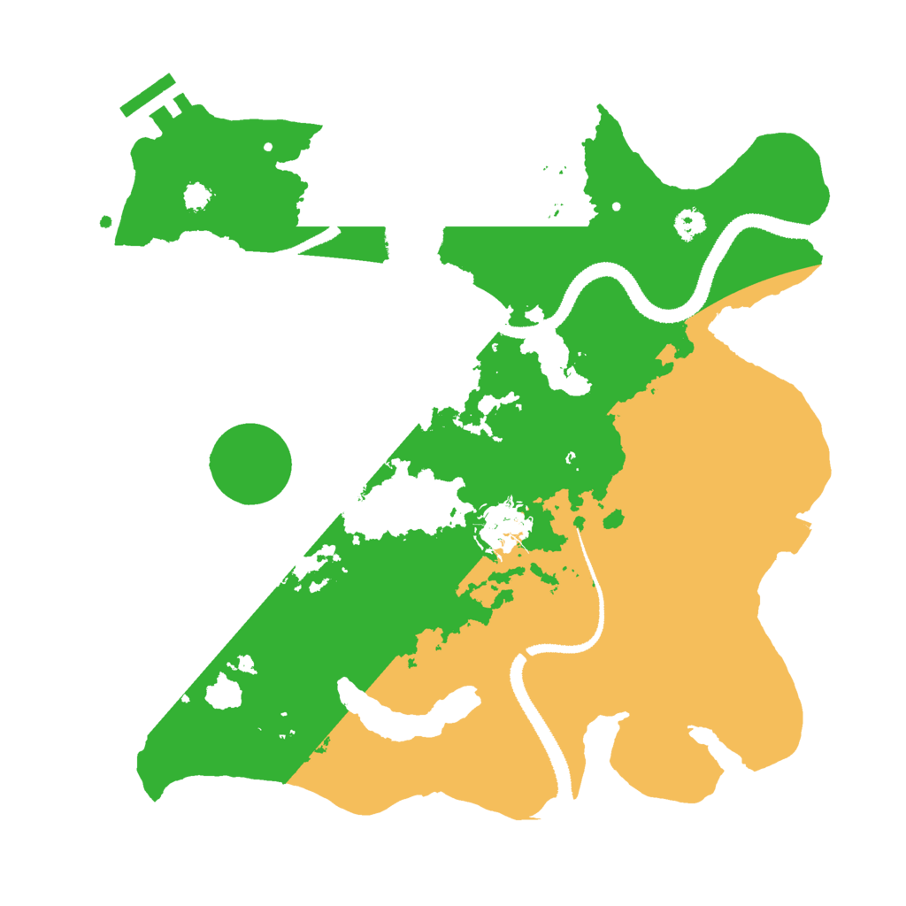 Biome Rust Map: Procedural Map, Size: 3000, Seed: 2634